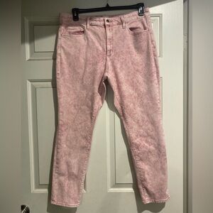 Universal Thread high rise skinny jeans red stone wash 14